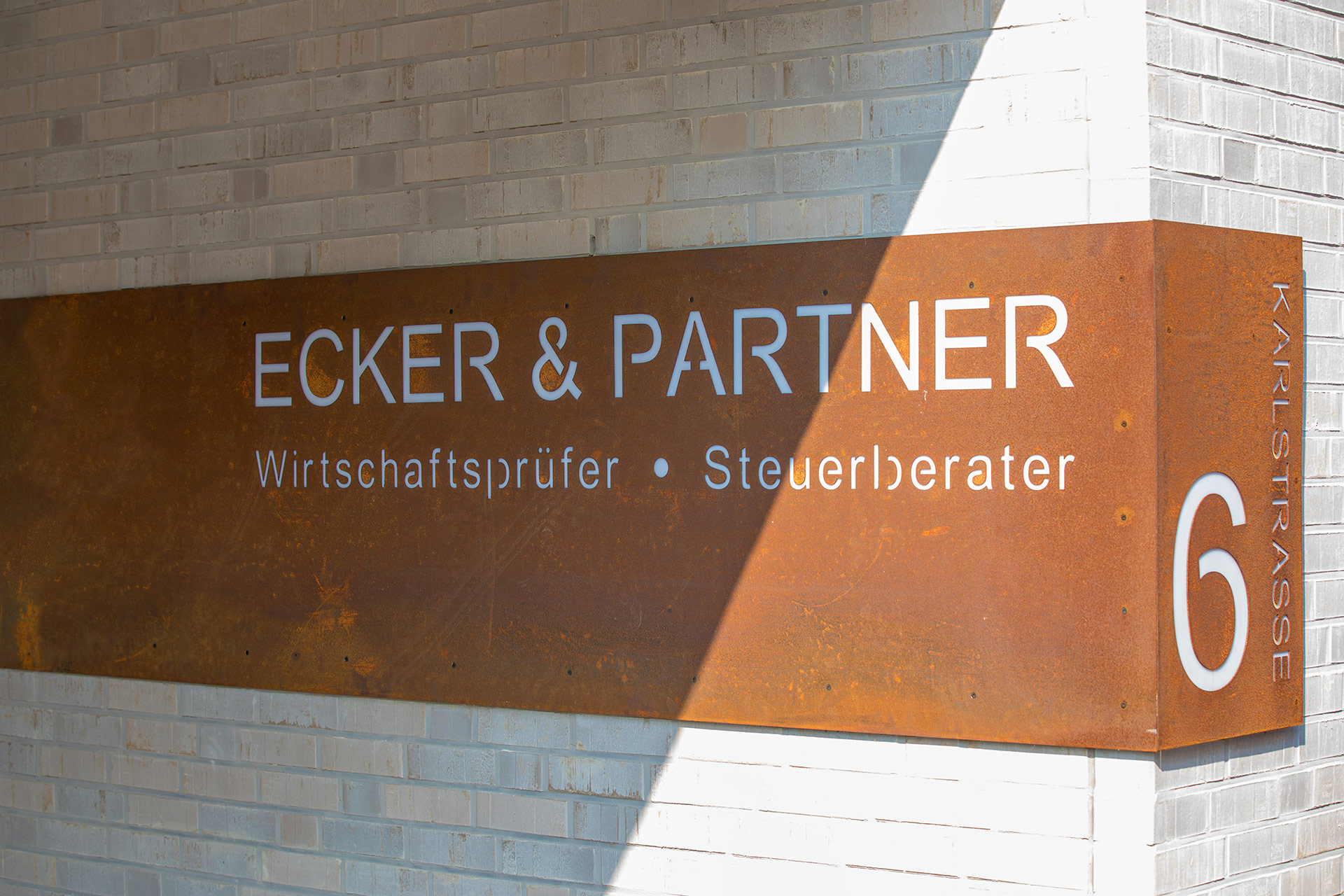 Ecker und Partner Emsdetten Firmenschild